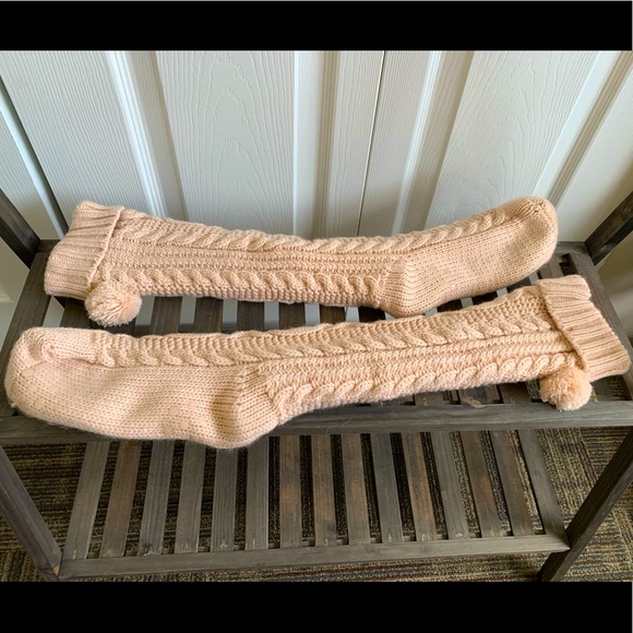 Indigo reading socks. Soft pink. Never worn! - Picture 2 of 5